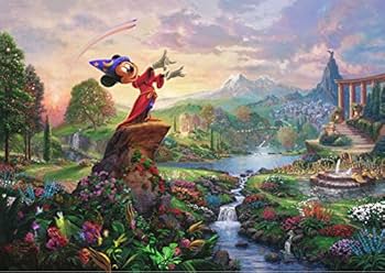 ディズニーランド 本物 クッキー缶原稿絵画 ディズニーファンタジア ミッキー レア⭐︎レトロ東京ディズニーランドTDL ファンタジアレトロ